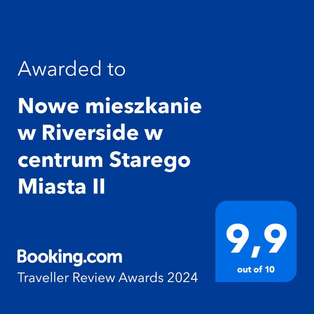 Nowe Mieszkanie W Riverside W Centrum Starego Miasta II Z Parkingiem Gdansk Bagian luar foto