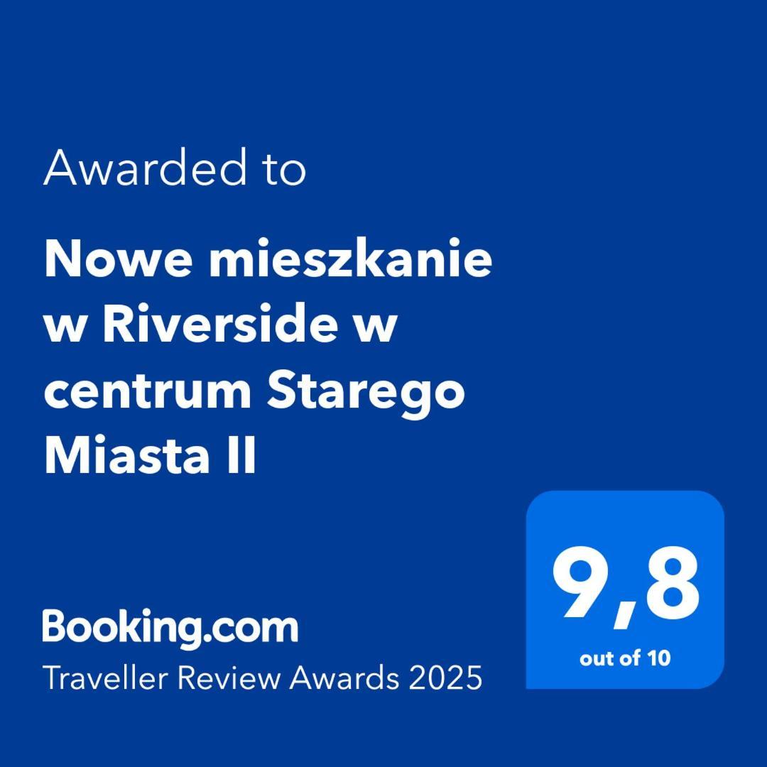 Nowe Mieszkanie W Riverside W Centrum Starego Miasta II Z Parkingiem Gdansk Bagian luar foto